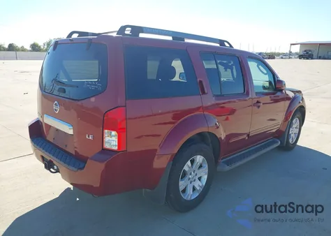 2005 Nissan Pathfinder Le из США, поврежденный, VIN 5N1AR18U75C701272